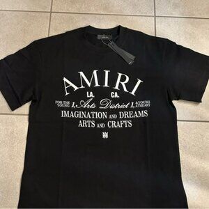 AMIRI Classic Logo Black Short Sleeve Tee